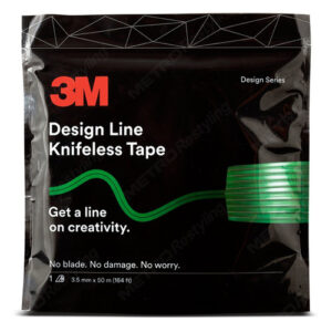 3M Knifeless Tape, 50 m Length, 3.5 mm W, Green Classic Series