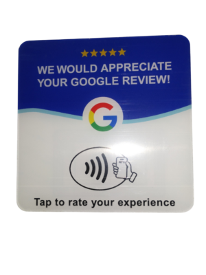 Google Review Tap Wall Plaque NFC - No Monthly Fees 1 Google Review Tap Wall Plaque NFC - No Monthly Fees