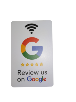 Google Review Tap Card NFC - No Monthly Fees 1 Google Review Tap Card NFC - No Monthly Fees